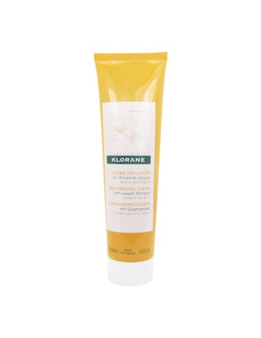 Crema depilatoria al Klorane con mandorle dolci 150ml