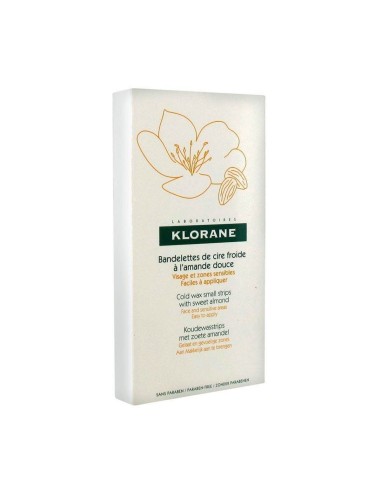 Klorane Cold Wax Face and Sensitive Zones 6 strisce