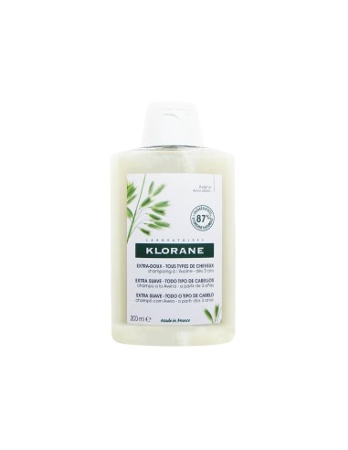 Klorane Shampoo Al Latte Di Avena Extra-Delicato 200ml