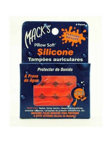 Orecchiette in silicone per bambini Macks x12