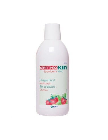 Kin Orthokin Strawberry Mint Mouthwash 500ml