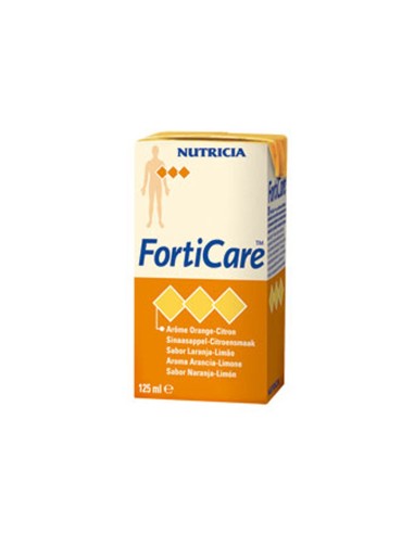 Forticare Oral Suplement Orange Lemon Pack 4 x 125 ml