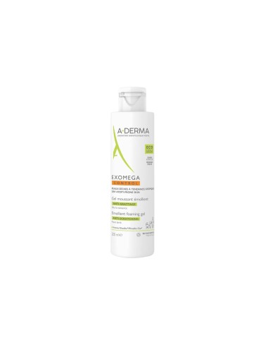 Gel di schiuma emolliente A-Derma Exomega Control 200ml