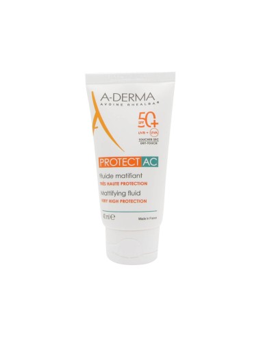 A-Derma Protect AC Fluido Opacizzante SPF50 40ml