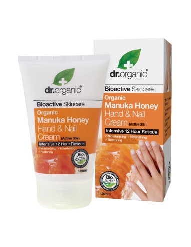 Dr.Organic Organic Manuka Honey Crema mani e unghie 125ml