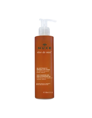 Nuxe Rêve de Miel Gel Detergente e Struccante Viso 200ml