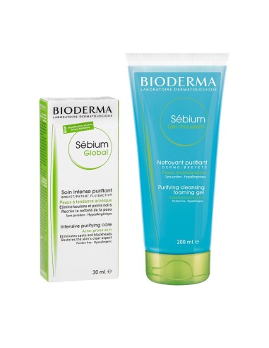 Bioderma Sebioum Global + Sebium Gel Mousse Pack