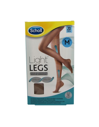 Collant per compressione Scholl Light Legs 20Den Skin Medium