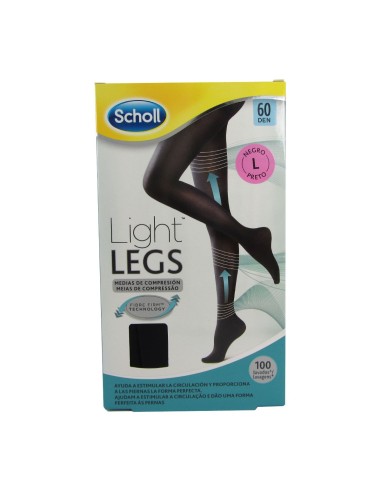 Collant a compressione Light Scholl Light 60Den Black Large