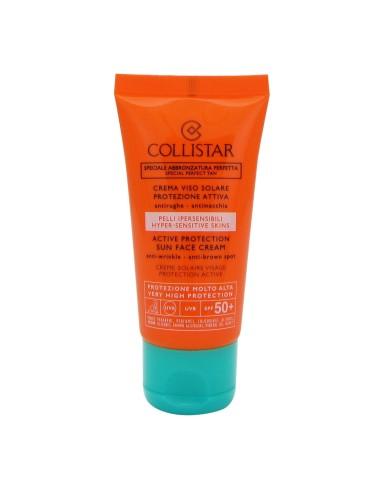 Collistar Special Perfect Tan Crema Viso Solare Protezione Alta SPF50+ 50ml