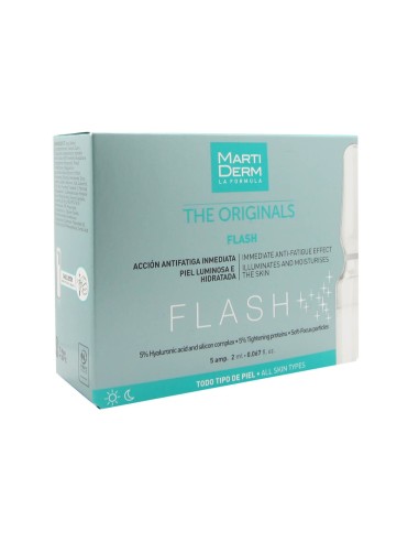 Fiale Flash MartiDerm Anti-Fatigue 5x2ml