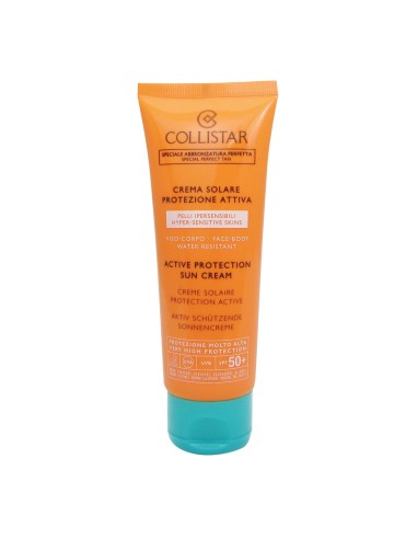 Collistar Crema Solare Protezione Attiva SPF50+ Viso e Corpo 100ml