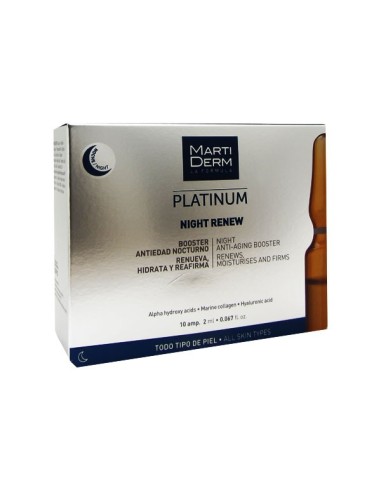 Martiderm Platinum Night Renew ampolle 10ampx2ml