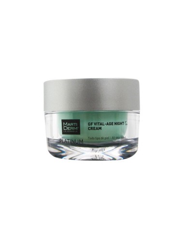 Night Cream Martiderm Platinum GF Vital-Age 50ml