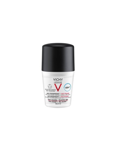 Vichy Homme Deodorante Antitraspirante Antimacchia 48h 50ml