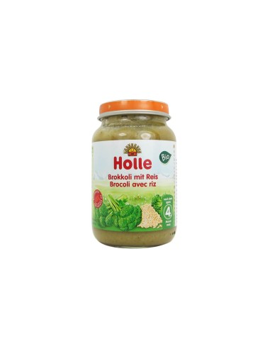 Holle Bio Jar Broccoli Riso integrale 4M + 190g