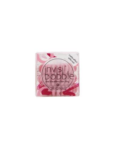 Tappeto elastico per capelli originale Invisibobble Matza Rosa X3