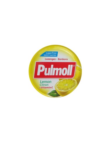 Compresse senza zucchero Pulmoll Lemon + Vitamina C 45gr