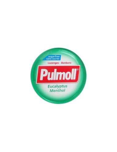 Compresse di eucalipto-mentolo senza zucchero Pulmoll 45gr