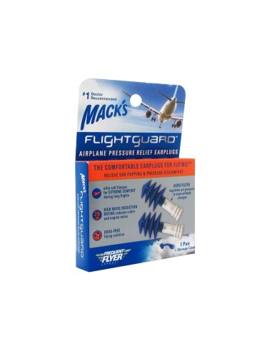 Tappi per le orecchie Mack's Flightguard 1Par