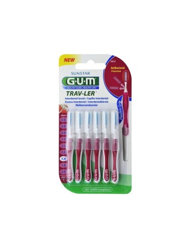 Spazzola dentale Gum Trav-ler 1.4mm x6