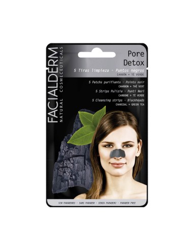 Facialderm Clean Detox Naso Strips Peel Off x5