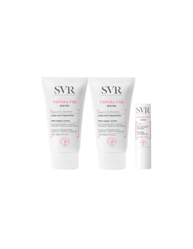 Offerta di stick labbra SVR Topialyse Pack Hand Cream x2