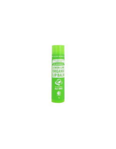 Balsamo per le labbra al limone e lime Dr. Bronners Organic 4g