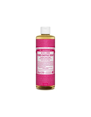 Sapone liquido biologico Dr. Bronners Pink 475ml