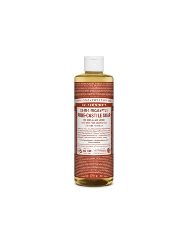 Sapone liquido biologico all'eucalipto Dr. Bronners 475ml