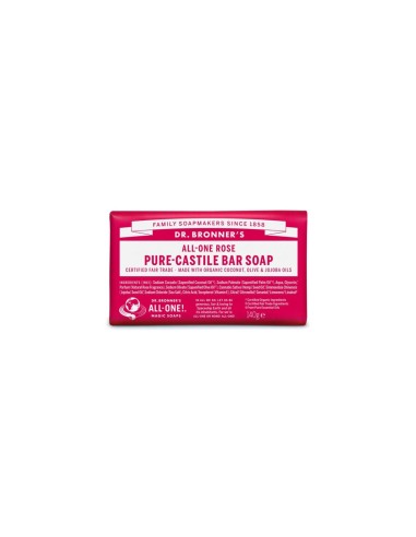 Dr. Bronners Sapone di Castiglia biologico rosa 140 g