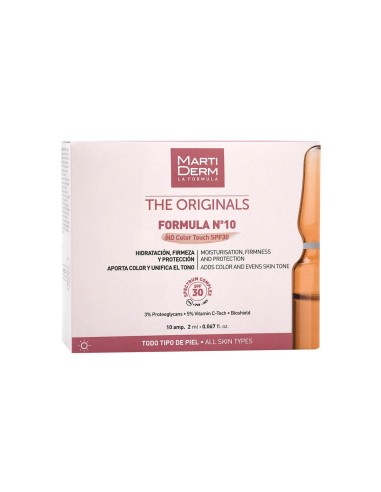 Martiderm The Originals Formula Nº10 HD Color Touch SPF 30 10 fiale