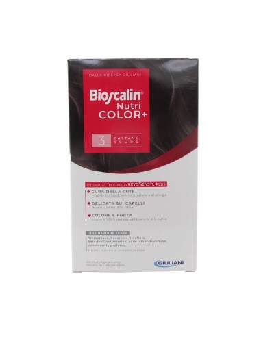 Bioscalin Nutricolor Colorazione Permanente 3 Marrone Scuro