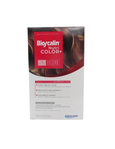 Bioscalin Nutricolor Tintura permanente 5.3 Marrone dorato chiaro