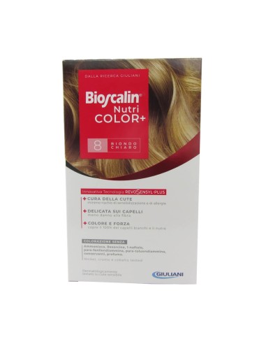 Bioscalin Nutricolor Tintura permanente 8 Biondo chiaro