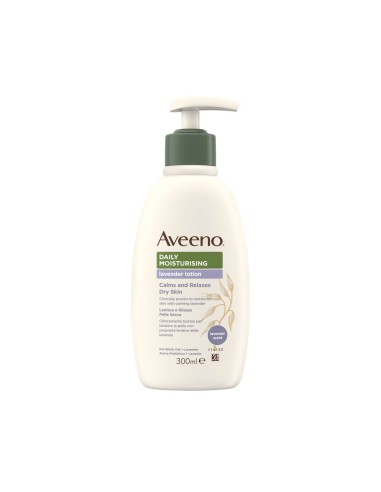 Aveeno Daily Moisturising Creme Idratante Corpo Aroma di Lavanda 300ml