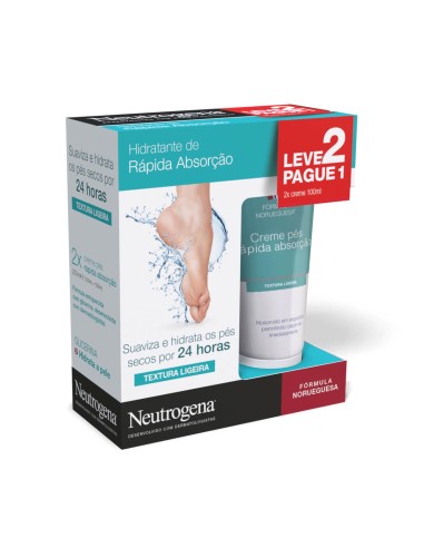 Neutrogena Duo Fast Absorbing Foot Cream 100ml