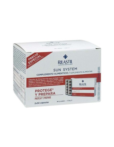 Rilastil Sun System Duo Food Supplement 30 Capsules