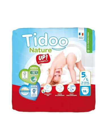 Tidoo Diapers Training 5L (12-18Kg) 18 unità