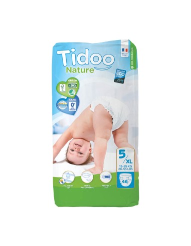 Tidoo Pannolini 5XL (12-25Kg) 46 pz