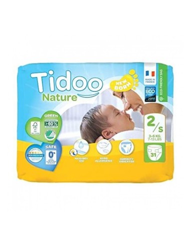 Tidoo Newborn Diapers 2S (3-6kg) 31pcs