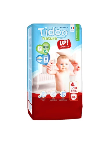 Tidoo Pannolini da Allenamento 4M (8-15Kg) 38 unità