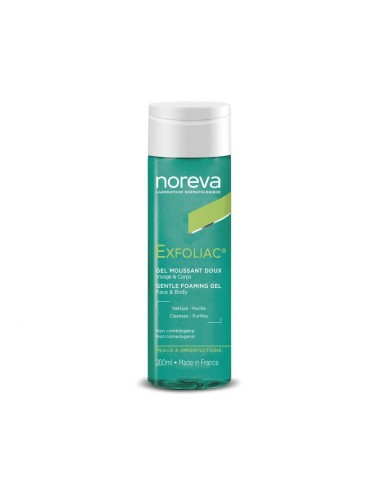 Noreva Exfoliac Gel Schiuma Delicato 200ml