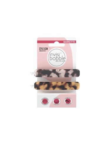 Invisibobble Barrette Havana Mama x2