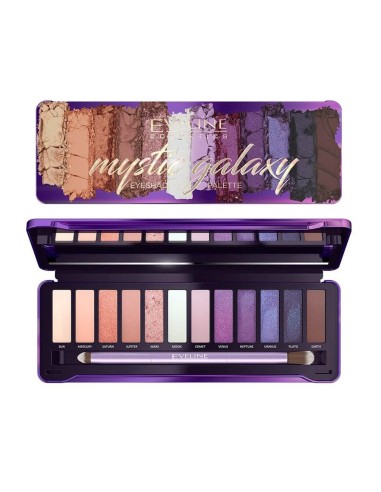 Eveline Cosmetics Eyeshadow Palette 12 Colors Mystic Galaxy