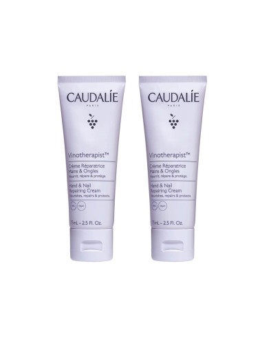 Caudalie Duo Vinotherapist Crema Riparatrice Mani e Unghie 75ml