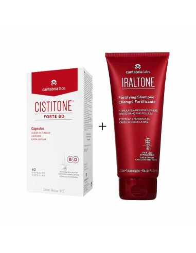 Cistitone Confezione Cistitone Forte BD 60 Capsule e Iraltone Shampoo Fortificante 200ml