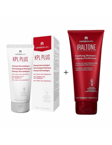 KPL Plus Pack Shampoo Dermatologico 200ml e Iraltone Shampoo Fortificante 200ml