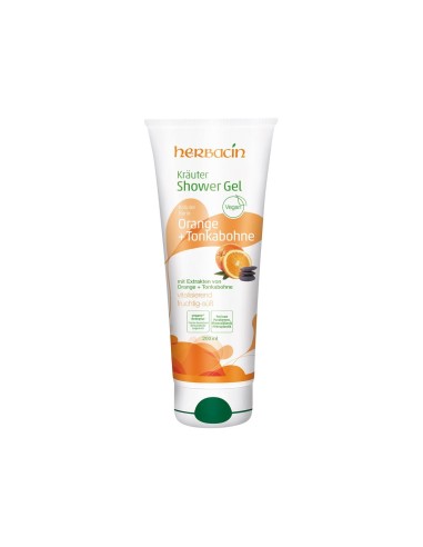 Herbacin Herbal Shower Gel Orange and Tonka Bean 200ml