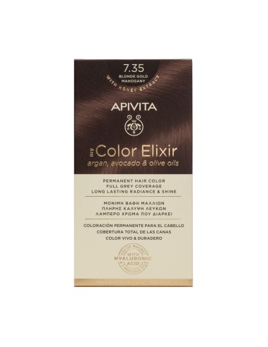 Apivita My Color Elixir 7.35 Biondo Dorato Mogano